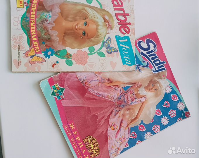 Журналы коллекционные Barbie и Sindy для наклеек