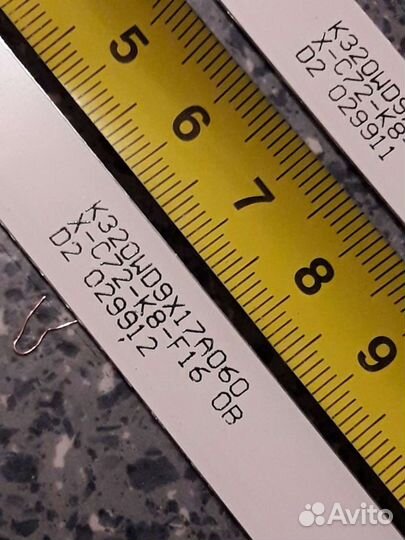 Led одсветка K320WDX A2 K320WD9X17A060, E486558