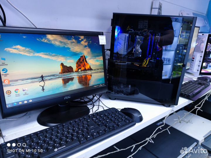 Современный игровой Core I5-10400/16ddr4/RX570 8gb