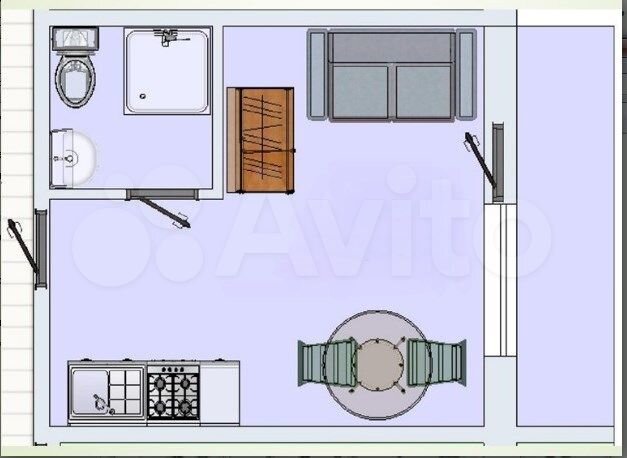 Комната 20,2 м² в 3-к., 1/9 эт.