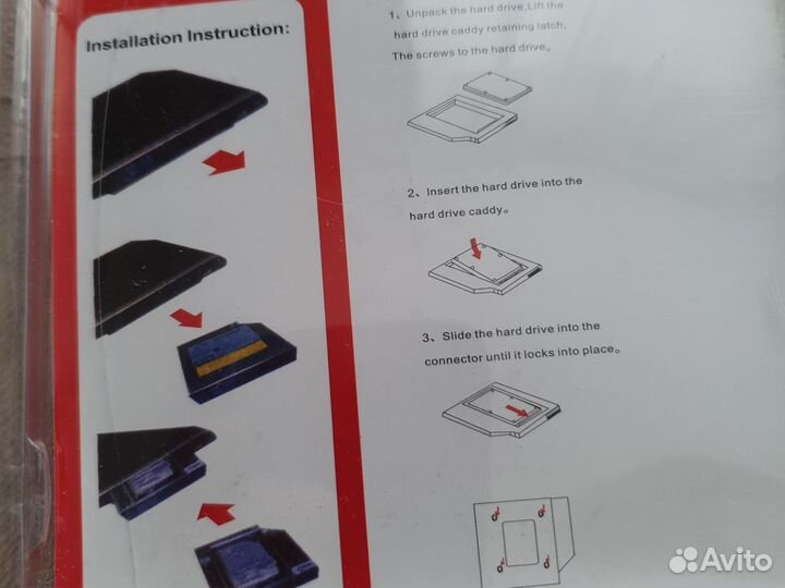 Адаптер в ноутбук для доп hd