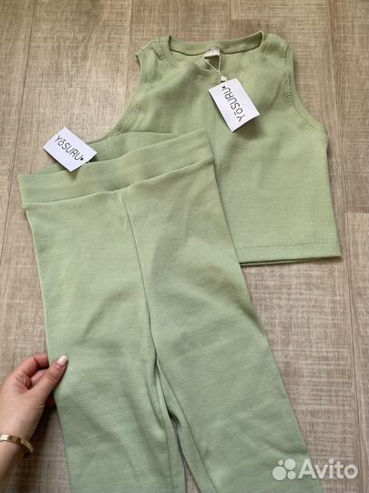 Костюм летний велосипедки + топ новый