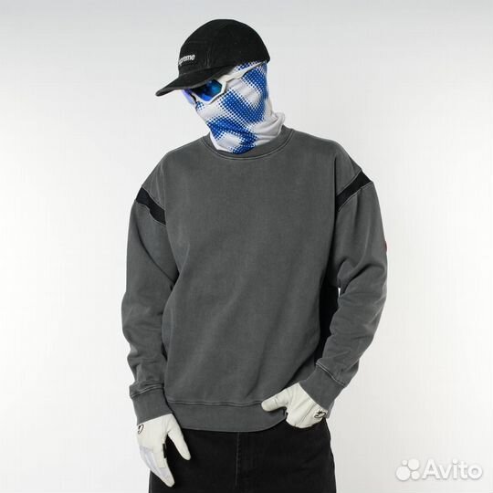 Свитшот CavEmpt серый погружной