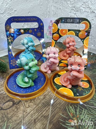 Новогоднее мыло Дракон, ручная работа