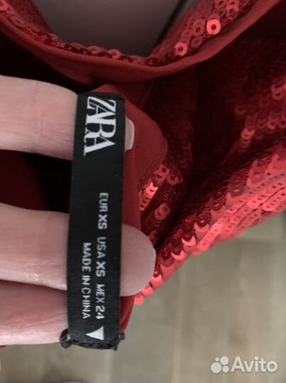 Платье zara xs новое