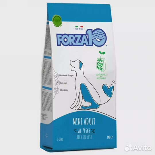 Корм для собак средних пород Forza10, рыба 2кг