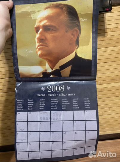 Настенный календарь 2008 год Крестный отец