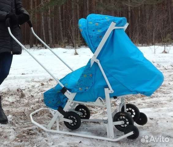 Детские санки коляска бу