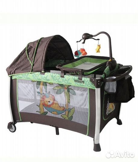 Манеж кровать с пеленальным столиком