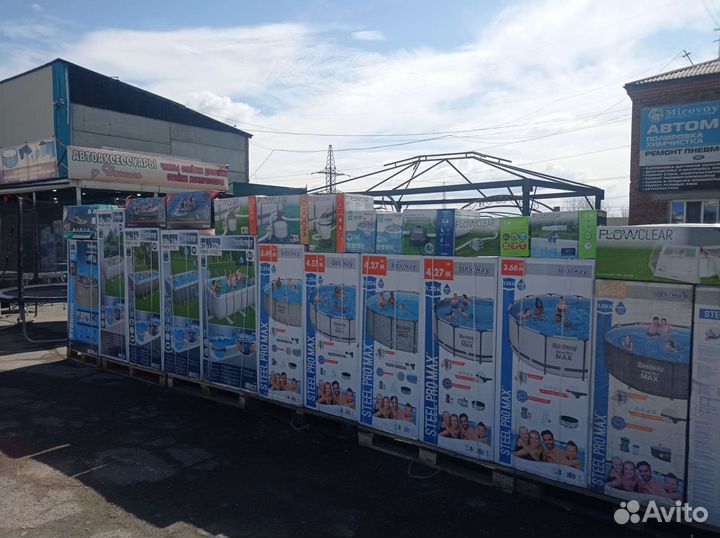 Каркасный бассейн 366 на 122