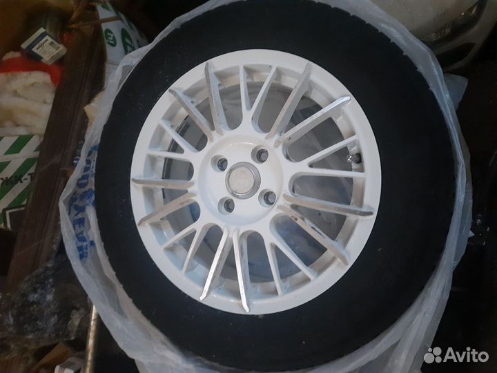 Michelin. Колеса в сборе r15 киа рио, солярис