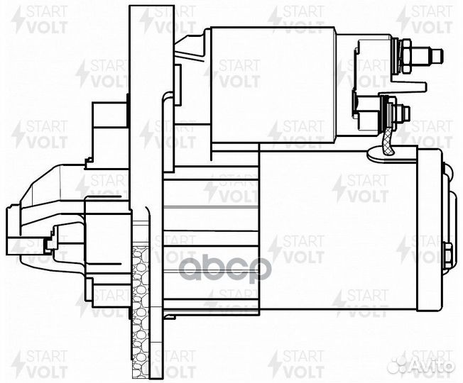 Стартер Nissan Qashqai II (13) /Renault Clio (1