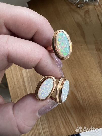 Серьги и кольца