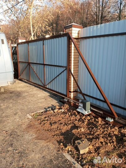 Комплект откатных ворот 4х2м