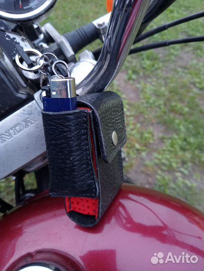 Портсигар кожаный