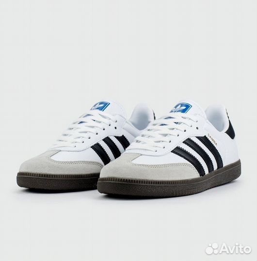 Кроссовки Adidas Samba OG Black / White new оригинал новые