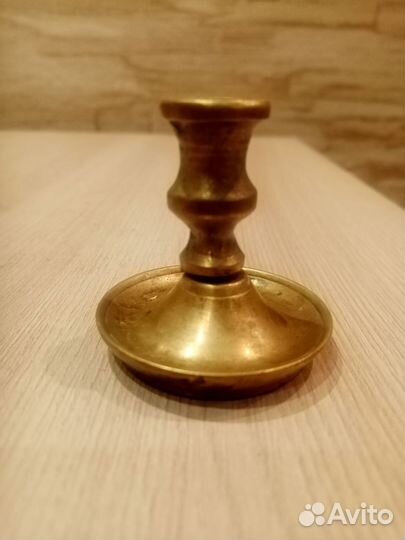 Подсвечник латунный СССР