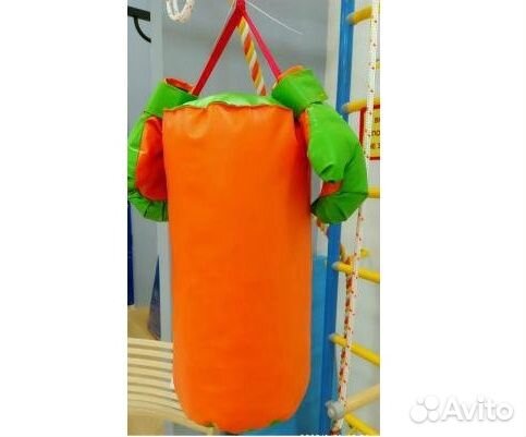 Груша боксерская с перчатками (детская)