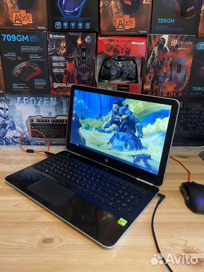 HP i7-6th 10гб Озу Видео 940mx SSD+HDD 1trb