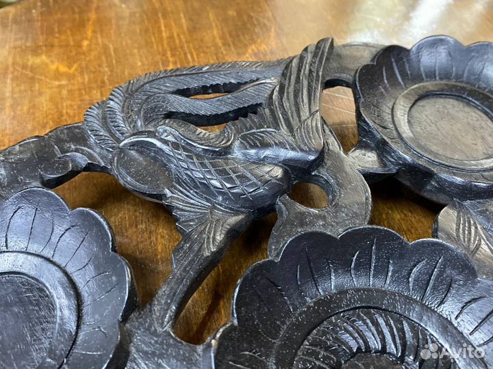 Поднос под пиалы деревянный