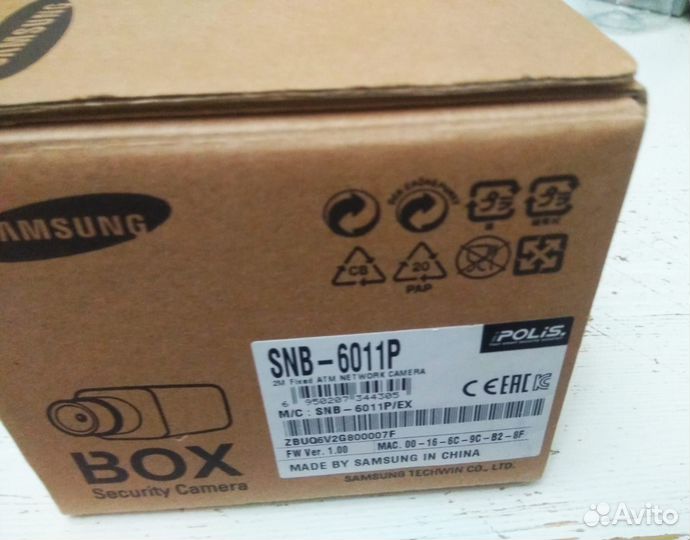 IP-видеокамера 2MP Samsung SNB-6011P глазок