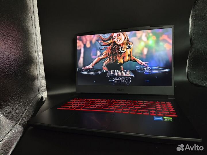 Игровой Ноутбук MSI GF66 Katana rtx 3050 i5-11gen