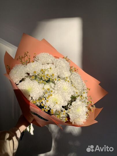 Хризантема букет цветов с доставкой