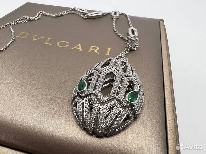 Bvlgari колье змея бриллианты