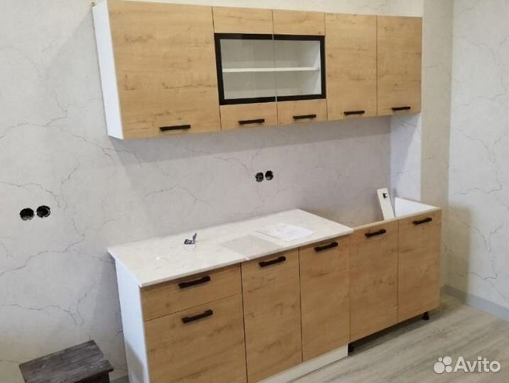 Кухонный гарнитур Хозяюшка 2,0м Дуб вотан