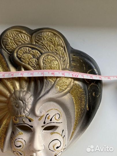 Венецианская маска керамическая оригинал из Италии