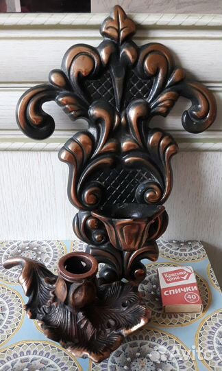 Винтажные подсвечники СССР литье