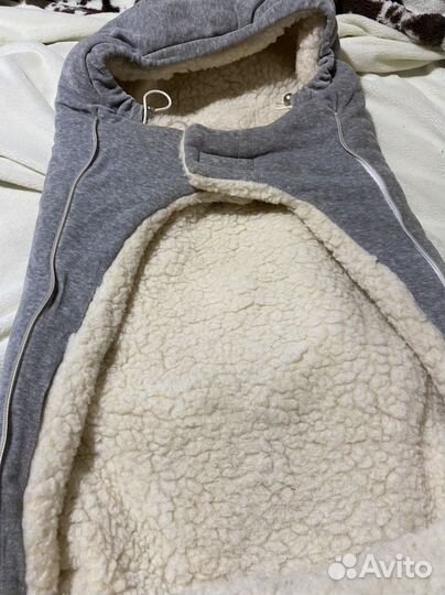 Конверт одеяло на выписку зима