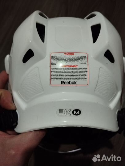 Шлем хоккейный reebok 3k р-р m