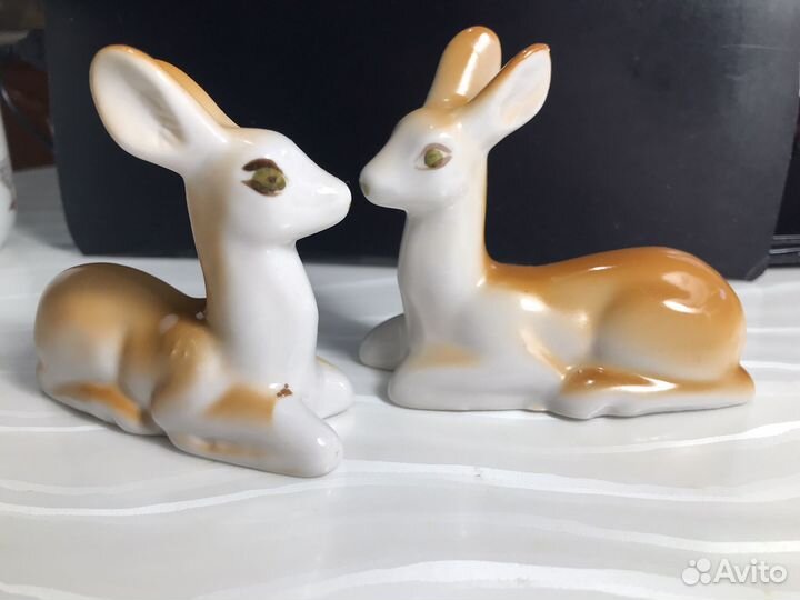 Статуэтка Олененок советский форфор