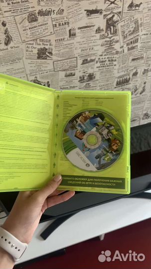 Майнкрафт диск на xbo360
