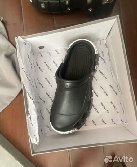 Balenciaga hard crocs сабо