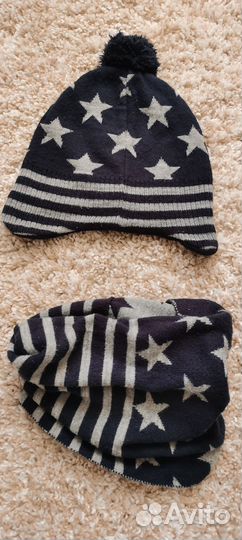 Шапка и снуд h&m