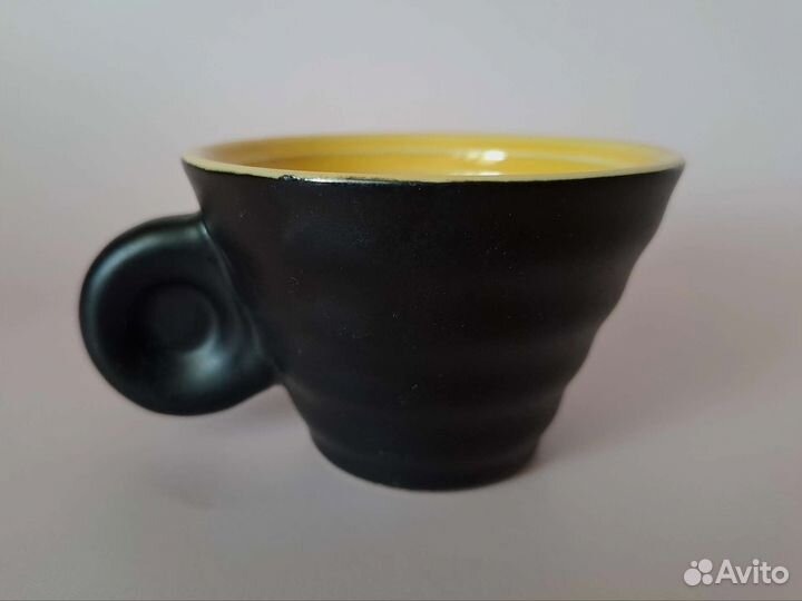 Кружка для кофе и блюдце новая