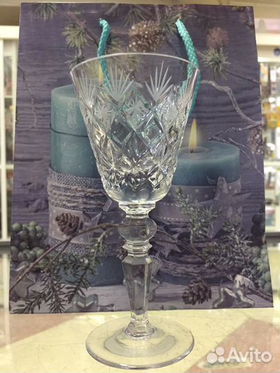 Стакан пр-ва Чехия. Фужеры на счастье. Bohemia