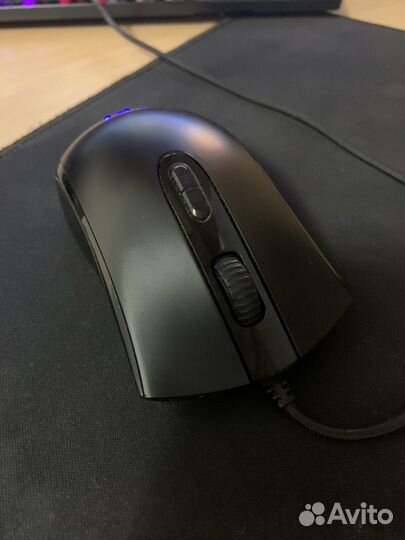 Игровая мышь hyperX Pulsfire core + коврик