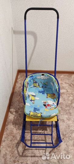 Санки + в подарок ледянки