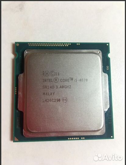 Процессор intel core i5-4670