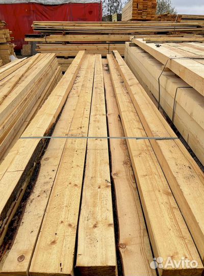 Доска обрезная 50х200х6000