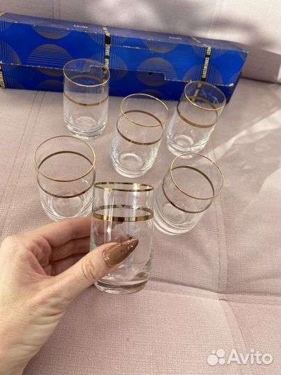 Хрустальные рюмки богемия Чехословацкий завод Рона
