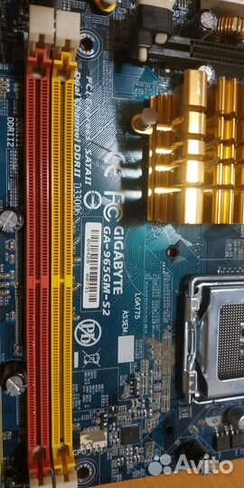 Материнская плата gigabyte GA-965GM-S2