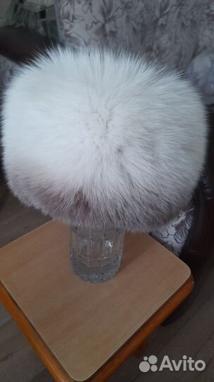 Шапка зимняя меховая женская песец