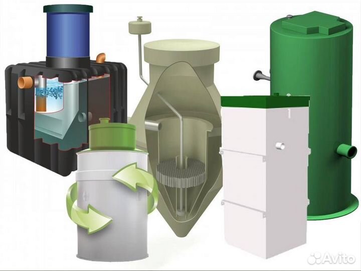 Автономная канализация/Септик без откачки и запаха