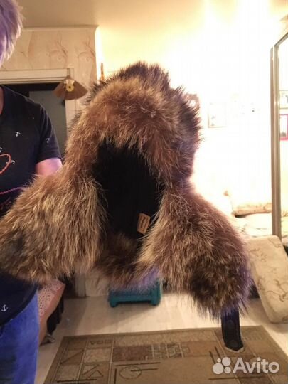 Норковая шапка мужская