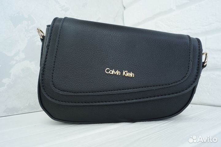 Сумка седло новая Calvin Klein люкс черная