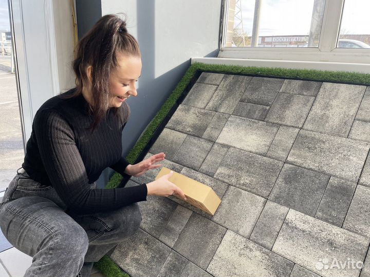 Тротуарная плитка брусчатка